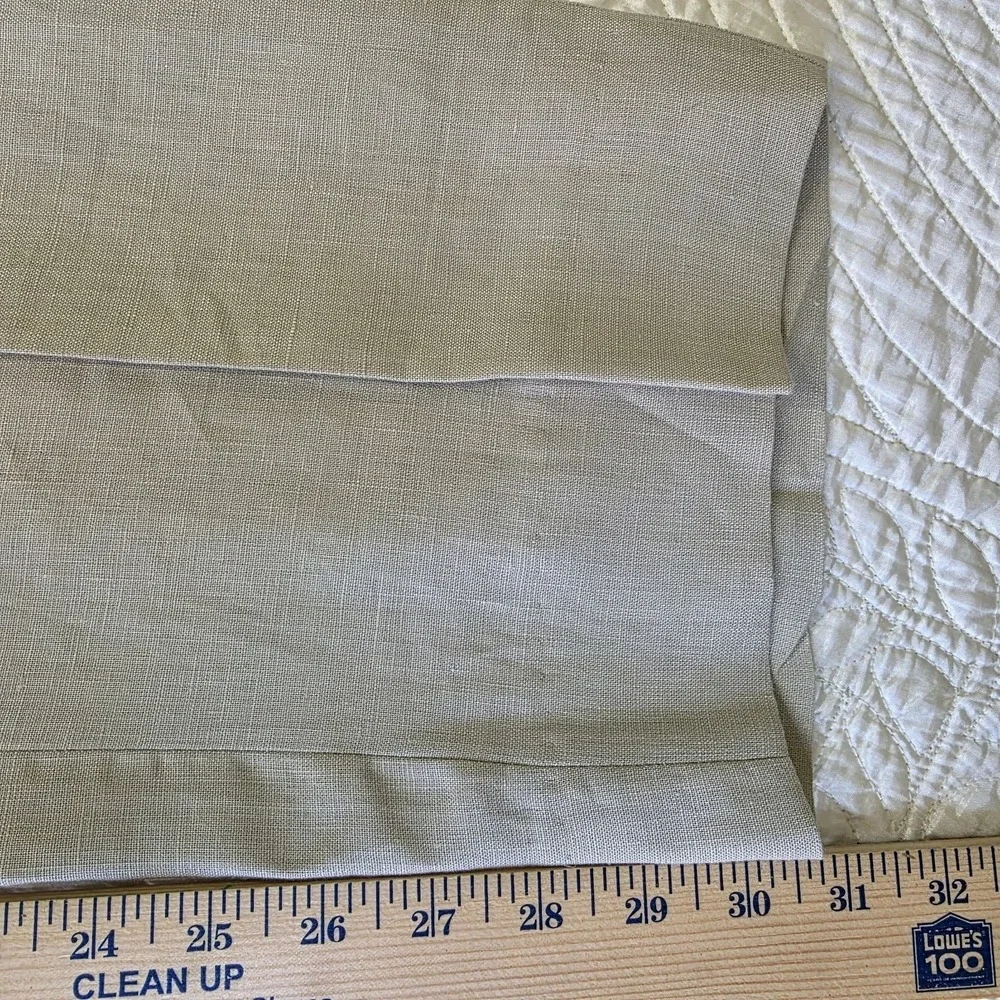 Calvin Klein Pants Mens 42R 100% Linen Beige Beach Straight Pockets‎ Classic